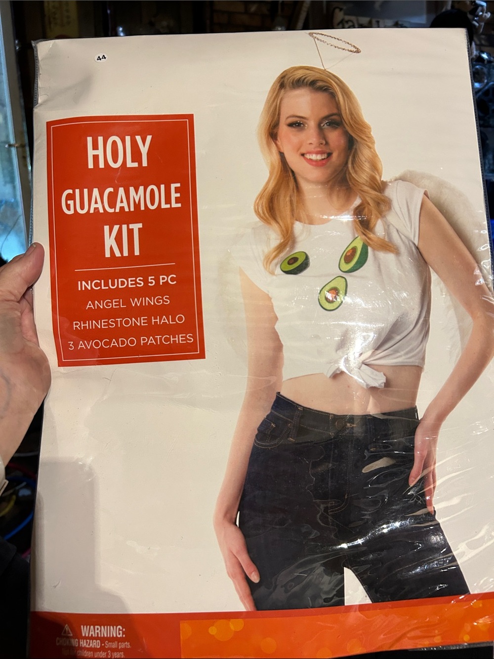Holy Guacamole Kit Costume Accessory Set - White & Green